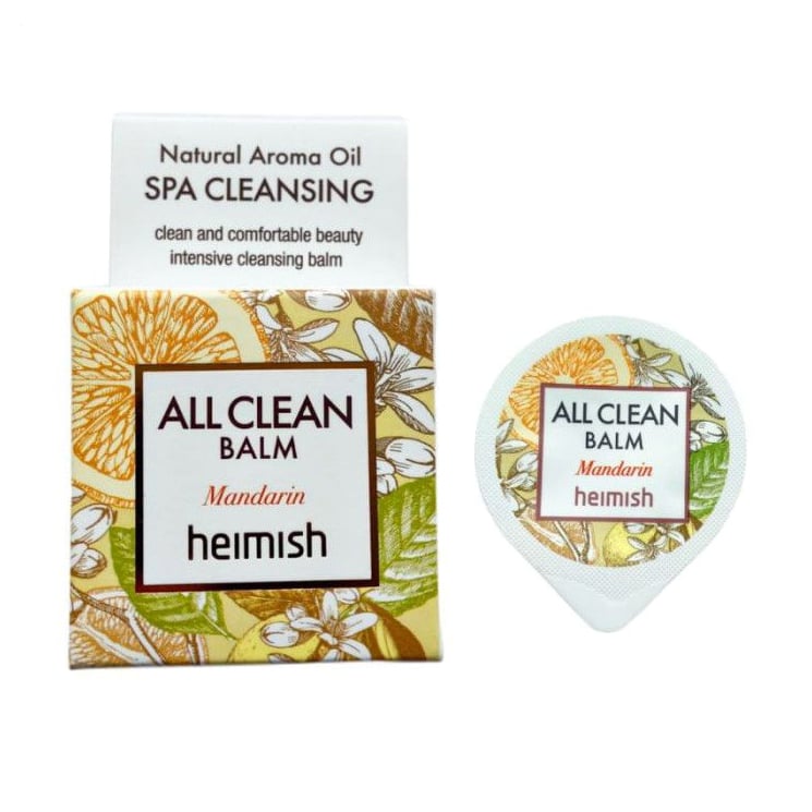 Очищувальний бальзам для зняття макіяжу Heimish All Clean Balm Mandarin з мандарином, 5 мл (мініатюра)